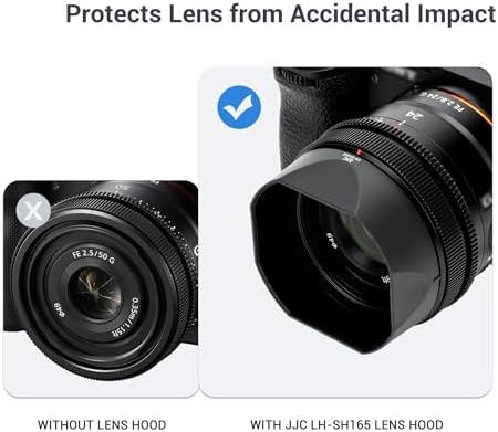 JJC Lens Hood for Sony FE 24mm f2.8 G, FE 50mm F2.5 G, FE 40mm F2.5 G Lens - Image 6