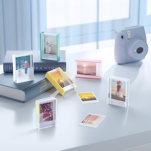Instax Mini Acrylic Photo Frames, 2x3 Polaroid Picture Frame for Instax Mini EVO/LiPlay/Link Printer & Cameras Film, Cute Small Tabletop Picture Frame, Instant Photos Holder for Home Decor (3 Pack) - Image 5