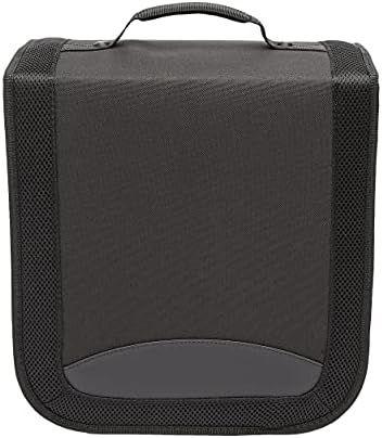 Amazon Basics Polyester CD/DVD Portable Storage Binder with Handle, 400-Capacity, Black by AmazonBasics