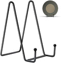 Kruodop 10 Pack Plate Stands for Display, 6 Inch Plate Holder Display Stand, Metal Frame Holder Stands for Book, Pictures, Photo Easel, Tabletop Art by Kruodop
