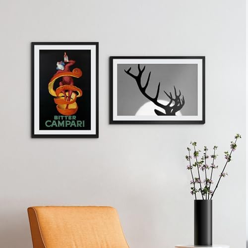 upsimples 13x19 Picture Frame, Gallery Wall Frames Set of 5, Black - Image 2