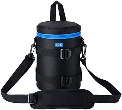 JJC Water Resistant Deluxe Lens Pouch Case Bag for Canon EF 70-200mm 4L / EF 28-300mm 3.5-5.6 USM/EF 70-300mm 4-5.6L/ Nikon AF-S NIKKOR 70-200mm 4G ED VR/Nikon 80-200 F2.8, Inner Size:113 x 215mm by Fotasy