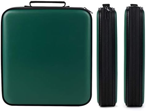 DVD Storage CD Case Holder: 160 Capacity CD Sleeves Black Disc Cases Binder for Car - CD Hard Organizer Box - Large DVD Wallet for Movie/Music/Game & Portable CD Book - Image 3