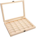 Film Cassette Display Case, 30 Slots Minimalist Dust Proof Solid Wood Storage Box for 135 Film Cassette, Film Cassette Storage Box by Unknown