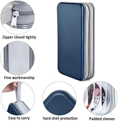 96‑Capacity Hard Plastic CD/DVD Binder for Car, Home & Travel - Image 2