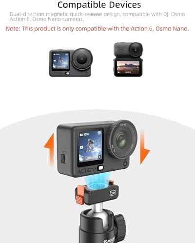 55'' Osmo Action Floor Tripod Stand for DJI Action 6/Osmo Nano - Image 2