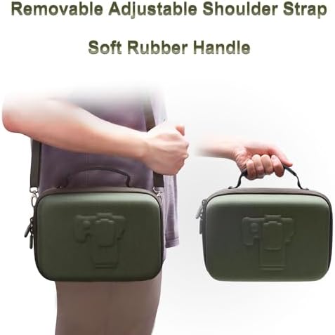 Small Camera Case Bag for Canon EOS Rebel T7/R50//R100 DSLR Camera Green - Image 6