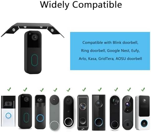 TEKCAM Doorbell Rain Cover Compatible with Blink/Ring Video Doorbell - Image 2