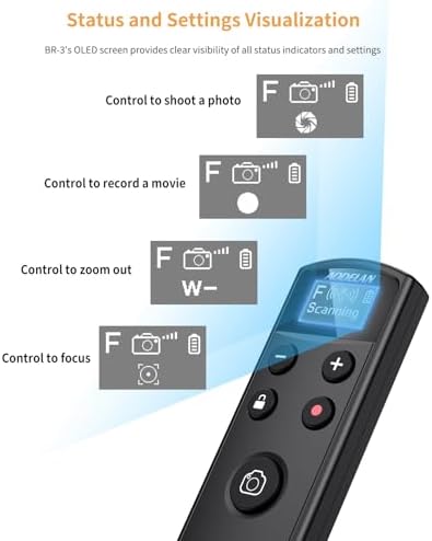 Aodelan for Fujifilm Camera Wireless Rechargeable Remote Control - Image 6
