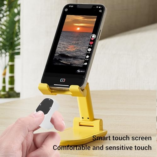 Bluetooth Remote Control for TikTok, Upgrade Wireless Fingertip Scroller Page Turner Camera Shutter with Touchscreen for Smartphone Tablet White - Image 4