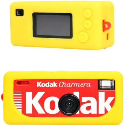 BOVKE Soft Silicone Case for KODAK CHARMERA Keychain Digital Camera, Yellow by BOVKE