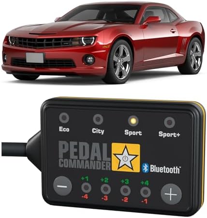 PEDAL COMMANDER for Chevrolet Camaro 2010-2015 Throttle Response Controller - Plug-and-Play, 4 Driving Modes & Anti-Theft, Throttle Controller Upgrade, Camaro Accessories by PEDALCOMMANDER