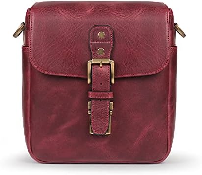 MegaGear Genuine Leather Camera Messenger Bag Mirrorless Portable electronic device cover - Image 4