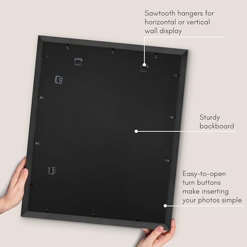 Americanflat 26x32 Poster Frame - Matted to 22x28 - Black - Image 6
