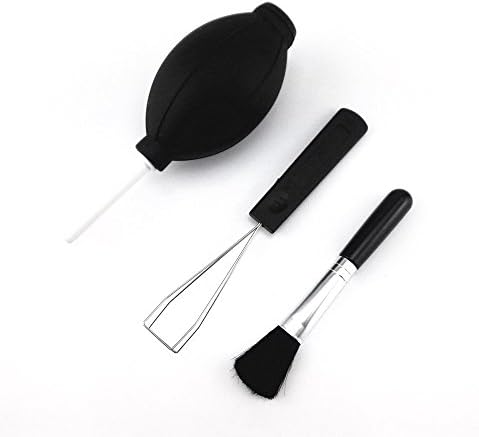 Honbay 3 in 1 Cleaning Tools Rubber Ball Dust Blower Cleaning Brush, Keycap Steel Puller Remover for Digital Camera Lens Filter Keyboard by Unknown