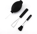 Honbay 3 in 1 Cleaning Tools Rubber Ball Dust Blower Cleaning Brush, Keycap Steel Puller Remover for Digital Camera Lens Filter Keyboard by Unknown