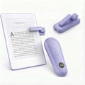 RF Remote Control Page Turner with Upgrade LCD Power Display, Wireless Reading Clicker for Kindle Paperwhite Kobo Oasis iPad, Phone Camera Remote Trigger, 36-Month Warranty (Purple) by Censisiy