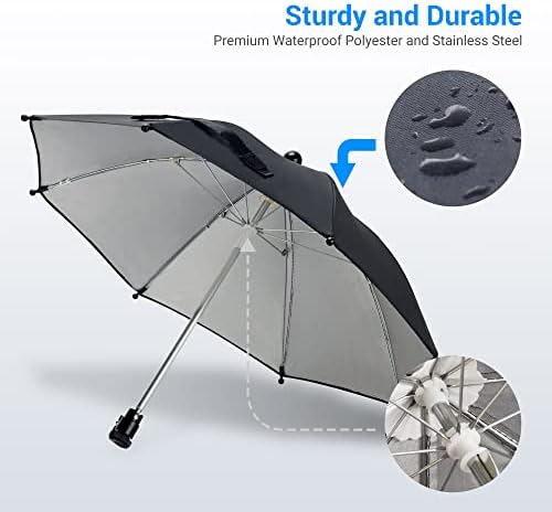 DSLR Mirrorless Camera Hot Shoe Umbrella Sunshade Rain Cover Protector - Image 5