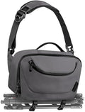 TAAOKA Camera Sling Bag,Travel Waterproof Camera Case with Tripod Holder,DSLR/SLR/Mirrorless Small Camera Bags Crossbody for photographers (Grey) by TAAOKA