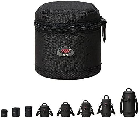DSLR Lens Case Pouch for Small Camera Lens, Fits Up to 2.76" x 2.95" by NIANYISO-Themosttrustworthyoutdooractivitypartner