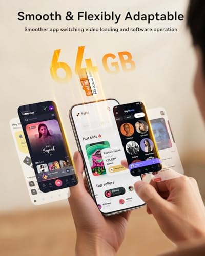 KOOTION 64GB Micro SD Card 10-Pack with Adapter, U3 TF Flash Memory Card V30, A1, 4K UHD, microSDXC Memory Card - Image 4