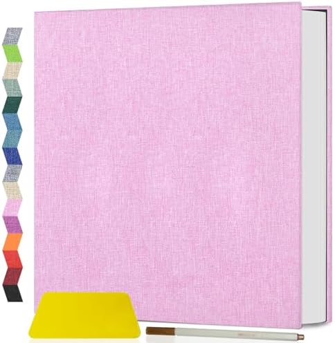 Popotop Photo Album Self Adhesive Scrapbook Album for 4x6 5x7 8x10 Pictures DIY Photo Book as Scrapbooking Supplies Kits, Birthday Gifts for Women Mom Wedding Baby Family Travel by Popotop