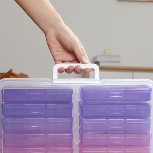 4" x 6" Plastic Photo Storage Case with 16 Inner Photo Boxes - Image 3