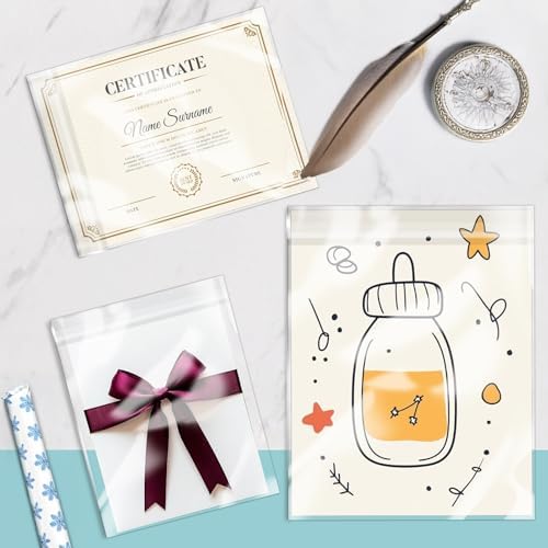 ZBEIVAN 100 Pack 11 1/4" x 14 3/16" Acid-Free Crystal Clear Sleeves Storage Bags for 11x14 Art Prints, Photo Framing Mats, and Craft Wrapping - Image 6