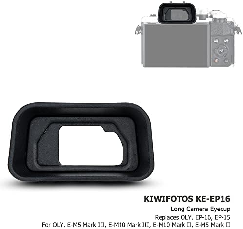 JJC Silicone Eyecup Viewfinder, Replace Olympus EP-16/15, Extended Design - Image 2