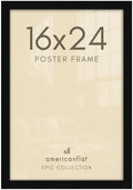 Americanflat 16x24 Poster Frame - Engineered Wood - Black by Americanflat