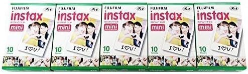 Fujifilm Instax Mini Instant Film, 10 Sheets x 5 Packs (Total 50 Shoots) - Image 3