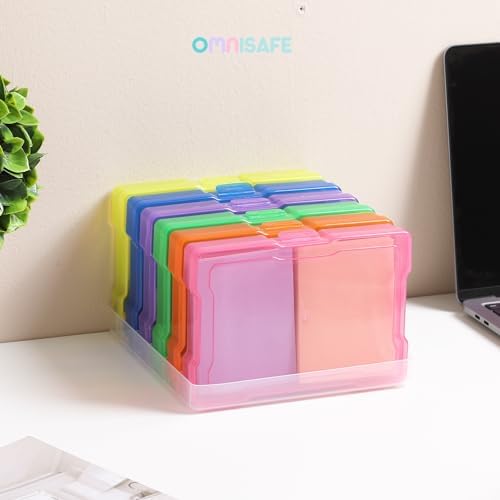 4x6 Photo Storage Cases, 6 Inner Colorful Plastic Craft Container - Image 6