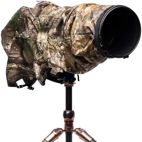 Think Tank Emergency Rain Covers for DSLR and Mirrorless Cameras with 300-600mm f/4 Lens - Large (Realtree APX Camouflage) - Image 2