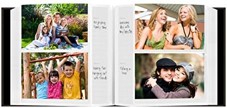 Fabric Frame Cover Photo Album 200 Pockets Hold 4x6 Photos, Chocolate Brown - Image 3