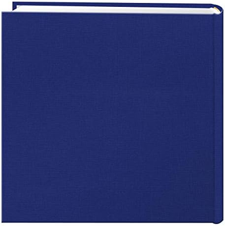 Fabric Frame Cover Photo Album 200 Pockets Hold 4x6 Photos, Cobalt Blue - Image 2