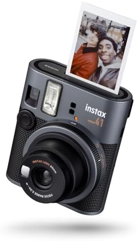 Fujifilm Instax Mini 41 Instant Camera Bundle with Instax Mini Film | 20 Exposures + 4 Pack AA Batteries + Cleaning Cloth (4 Items) - Image 6