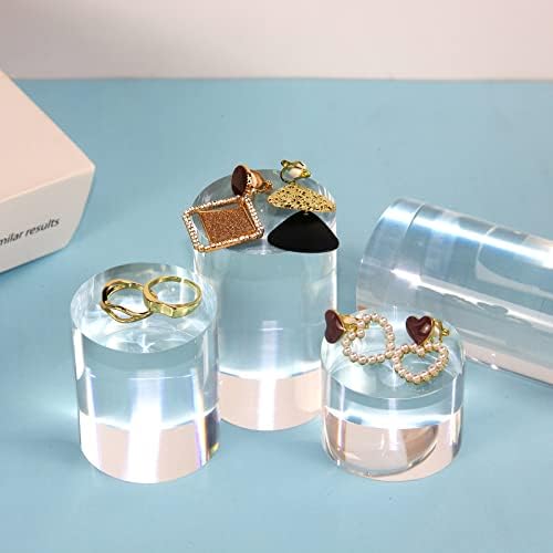 Polished Acrylic Cylinder Round Photo Props, Transparent Cylinder - Image 2