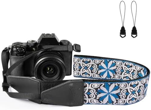 Camera Strap, Jacquard Weave 2" Shoulder Neck Straps for All DSLR Cameras Men Women Photographers by Dulphee