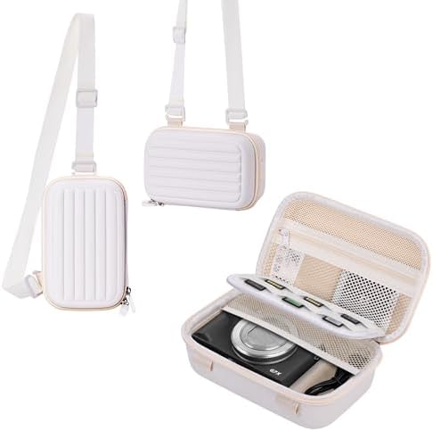Leayjeen Vlogging Camera Case for AUREAPIX with Shoulder Strap - White by Leayjeen
