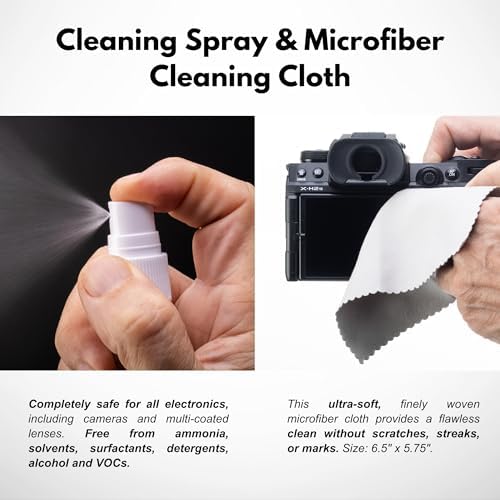 REFLEX CAMERA Professional 19 in 1 Camera Cleaning Kit, Camera Lens Cleaning Kit with Lens Pen, Air/Dust Blower, Microfiber Lens Cloth, Sensor Cleaning Swabs, Lens Solution & Handy Storage Container - Image 4