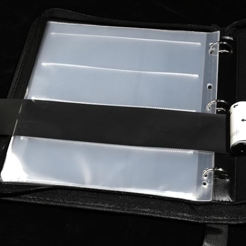 30PCS 120 Film Negative Sleeves Acid Free Archival Film Negative Storage for 120 film Can Hold 16 Pieces of 6×4.5 CM 12 Pieces of 6×6 CM Per Page Compatible with 3-Ring Binders for Organizing 120 Film - Image 7
