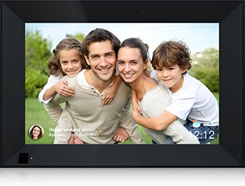 Digital Photo Frame 10.1 Inch WiFi Digital Picture Frame with 1280 * 800 IPS Full HD Touchscreen, Humblestead 32GB WiFi Smart Frame Share Photos and Videos Instantly from Anywhere via AiMOR App by Humblestead