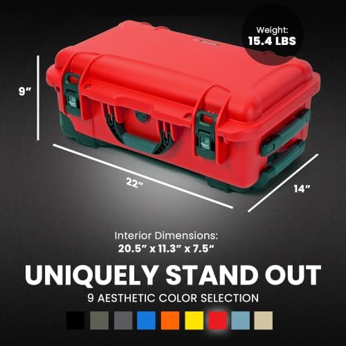 NANUK 935 Pro Photo Kit Camera Case, Waterproof Wheeled Hard Case, Carry-On - Image 6