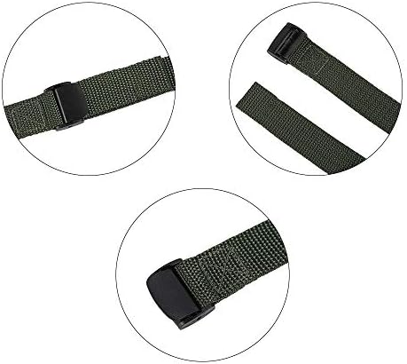 5pcs Trail & Game Camera Straps Belts Hunting Camera Tree Mounting Strap Belts Kit, Portable UV Resistant and Foldable Nylon Fiber Strap, 145cm Wildlife Hunting Accessory (Dark Green) - Image 5