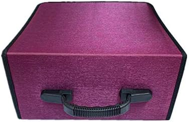 CD/DVD Case Holder Organizer Wallet Sleeves Booklet Binder,Storage 400 Capacity Disc(Rose) - Image 4
