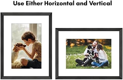 Americanflat 18x24 Poster Frame - Matted to 12x18 - Black - Image 4