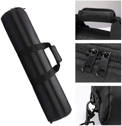28x5x5 inch/70x13x13cm Tripod Carrying Case Heavy Duty Oxford Photographic Package Bag with Shoulder Strap Padded for Light Stand, Tripods, Monopods, Umbrellas, Softbox, Speaker Stands, Mic Stands - Image 5