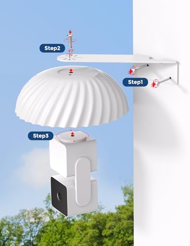 Weatherproof Housing for Wyze Cam Pan v3/V4 with 360° Adjustable Wall Mount – Anti-Glare, Anti-Rain, UV Resistant Outdoor Camera Cover, Protects Pan & Tilt Motor, Durable Security Camera Accessory - Image 7