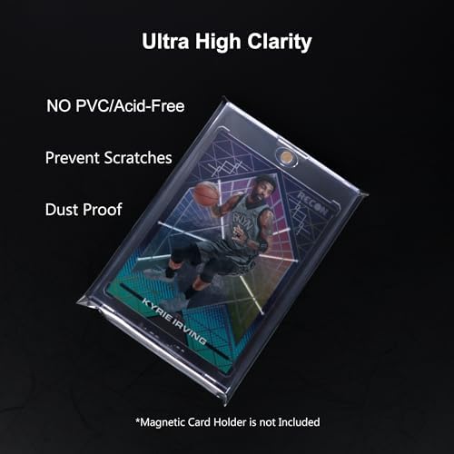 Resealable Sleeves for 55-75PT Magnetic Card Holders, Exact Fit Team Bags for 55-75PT Magnetic Card Holders (400 Pack) - Image 5