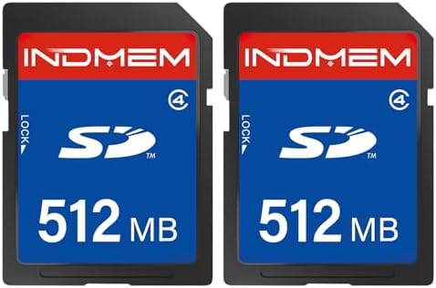 SD Card 512MB (2 Pack), Class 4 Flash Memory Cards MLC Stanard Secure Digital Cards, 512MB(2pc) by elecacc